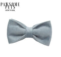 Blue-grey Cotton Bow Tie — supplier photograph